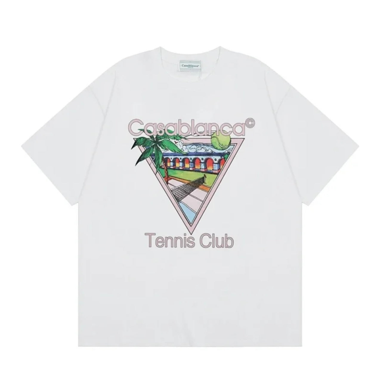 T-shirt en coton Casablanca Tennis Club
