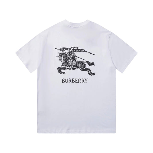 T-shirt en jersey de coton avec logo brodé Dezi BUBERRY