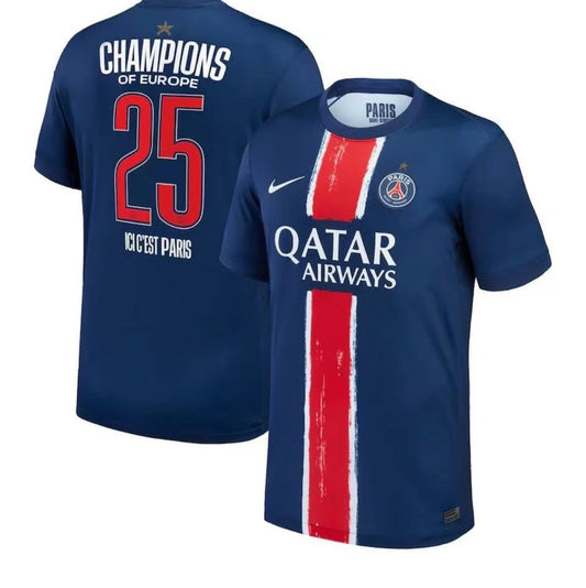 Maillot Collector Domicile Stadium PSG Nike 24/25 - Champions of Europe 2025
